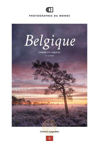 Couverture carnet de voyage photo Belgique Automne avec Aliaume Chapelle