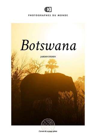 Couverture carnet de voyage photo botswana