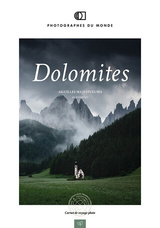 Couverture carnet de voyage photo Dolomites Printemps avec un pro