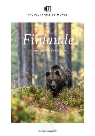 Couverture carnet de voyage photo Finlande faune avec Florian Launette