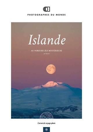 couverture carnet de voyage Islande du Nord en hiver