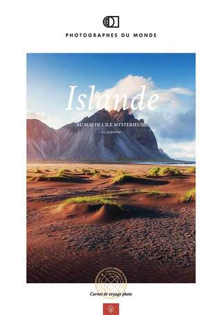 Couverture carnet de voyage photo Islande Sud Automne avec un photographe pro