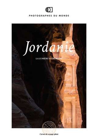 Couverture carnet de voyage photo Jordanie avec un pro