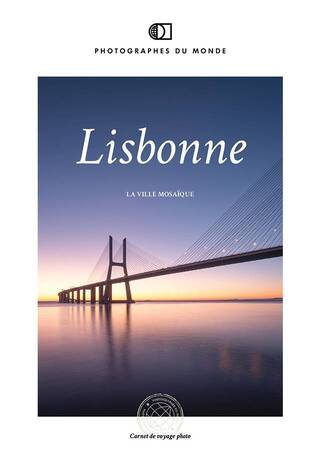 Couverture carnet de voyage photo Lisbonne avec Stanley Marie