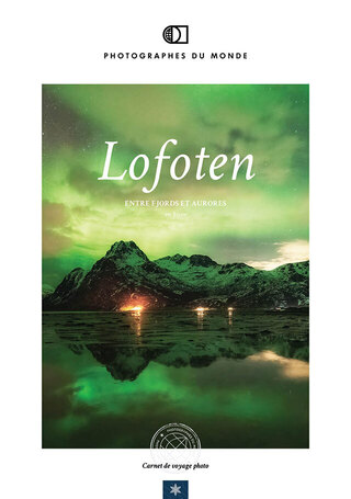 Couverture carnet de voyage photo Lofoten Hiver avec Stanley Marie