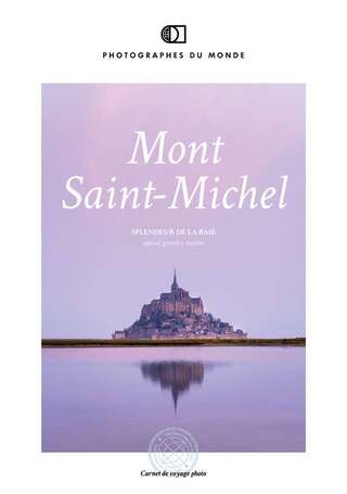 Couverture carnet de voyage photo Mont-Saint-Michel Grandes Marées