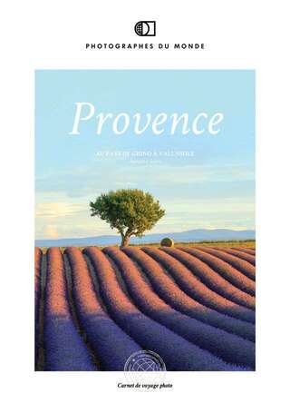 Couverture carnet de voyage photo Provence