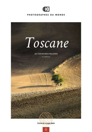 Couverture carnet de voyage photo Toscane automne avec un pro image