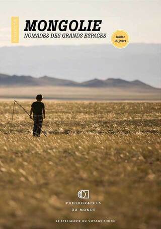 Couverture carnet de voyage photo Mongolie avec Regis Defurnaux