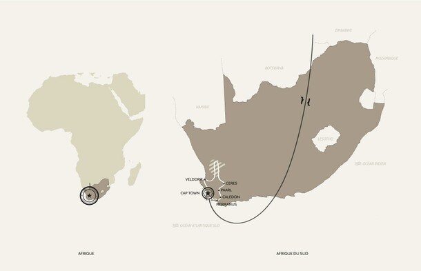 carte voyage photo afrique du sud