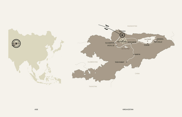 carte voyage photo kirghizistan 2